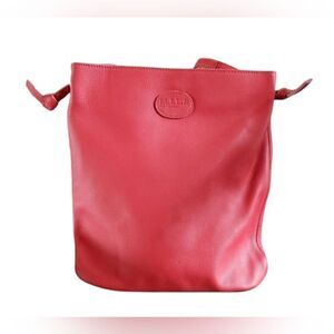 NWT M.I.L.A. Made in Los Angeles Red Leather Purse Crossbody Bag